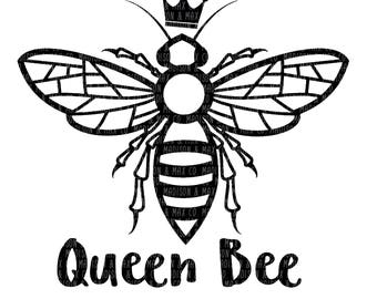 Free Free 202 Queen Bee With Crown Svg SVG PNG EPS DXF File