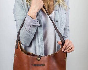 Lenore Leather Tote