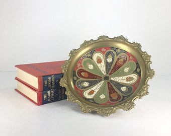 brass ornate bowl etsy