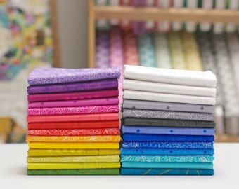 Sunprints 2018 - Half Yard Bundle - by Alison Glass for Andover Fabrics (Full Collection- 27 pieces)