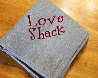 Embroidered Sweatshirt Stadium Blanket, personalized sweatshirt blanket, personalized blanket, monogrammed blanket, personalized throw
