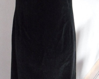Vintage seventies maxi dress | black velvet dress | Vintage party dress | Black party dress | Seventies dress
