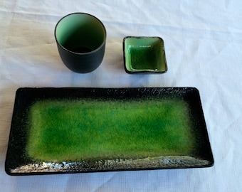 Sushi Plate,Sushi Platter,Artisian Sushi,Glazed Sushi,Pottery Sushi,Sushi Serving,Glazed Sushi,Ceramic Sushi,Sushi GIft,Ceramic Sushi Plate