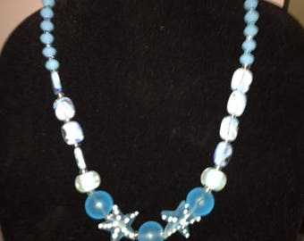 Sea Dream Glass Bead Necklace