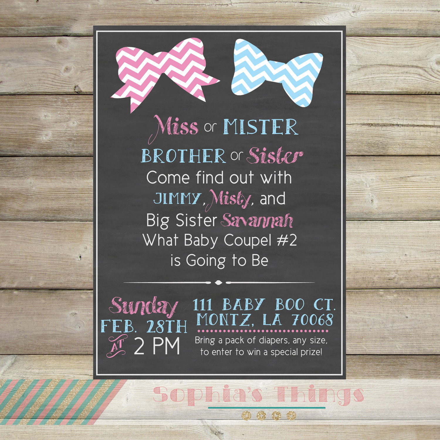 How To Make Gender Reveal Invitations