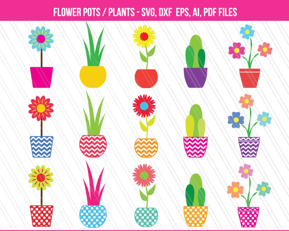 Free Free Flower Pot Svg 282 SVG PNG EPS DXF File