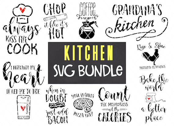 Download Kitchen SVG Design Bundle August 2017 Release Silhouette
