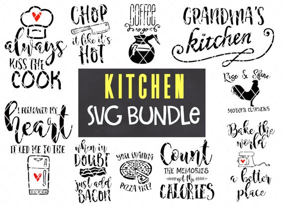 Download Kitchen SVG Design Bundle August 2017 Release Silhouette