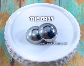 1″ THE BABY Bath Bomb Mold, Heavy Duty, Stainless Steel, Gumball Size, Won't Dent, Two Wild Hares
