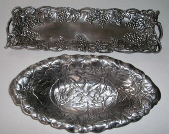 Arthur Court Large Serving Platter & Bowl