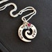 Birth Without Fear Spiral Necklace