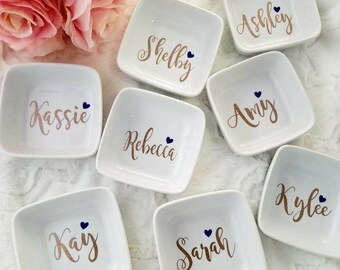 Personalized Ring Dish, Jewelry Dish, Wedding Gift, Bridal Party, Engagement Gift, Bridesmaids Gift, Wedding Gift, Jewelry Holder