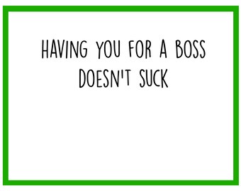 Don't Suck - Boss Card