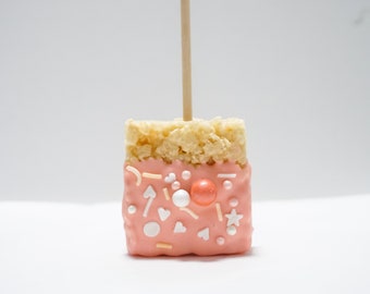 Rice Krispies Treats Chocolate Sprinkles (peach soft pink white)