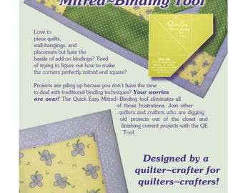 Quick-Easy Mitered Binding Tool New Free US Shipping