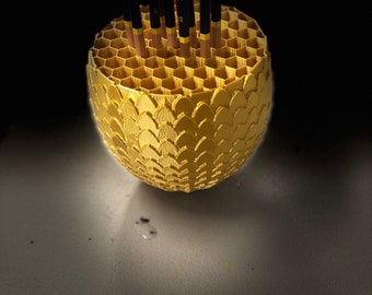Dragon Egg Pencil holder - 3D Printed - Game of Thrones Style
