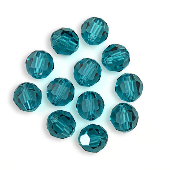 Swarovski Crystal Round Blue Zircon Beads 5000 Available in