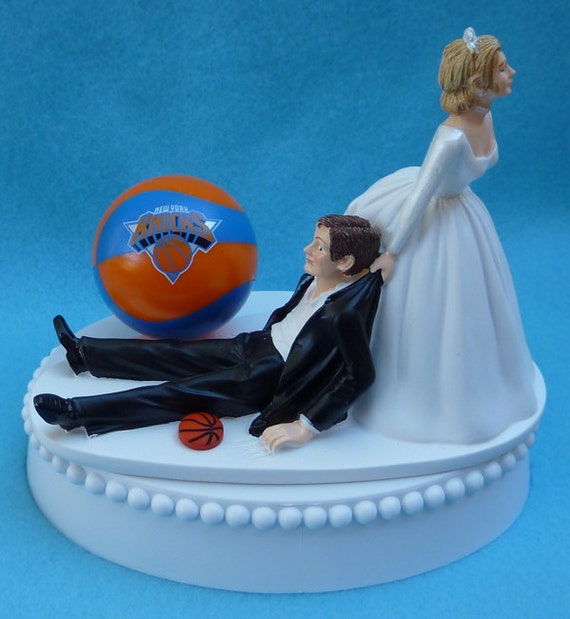  Wedding  Cake  Topper  New York  Knicks NY Basketball Themed w 