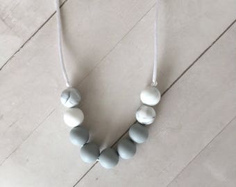 Teething Necklace, Silicone Teething Necklace