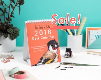 The 2018 Birds in Hats Desk Calendar