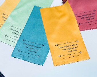 25- 2018 Assorted Yeartext Microfiber cloths