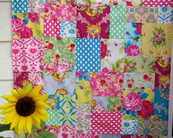 Jennifer Paganelli Good Company Patchwork and Minky Blanket Made to Order