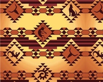 1 Set of Red Southwest Stripes Print, Car Seat Covers and steering wheel cover custom made.