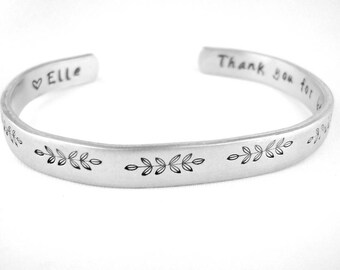 Personalized Godmother Gift, Thank You For Being My Godmother Bracelet, Christening Gift, God Mother Baptism Gift, Godmother Keepsake