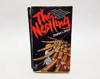 Vintage Horror Book The Nestling by Charles L. Grant 1982 First Edition Paperback