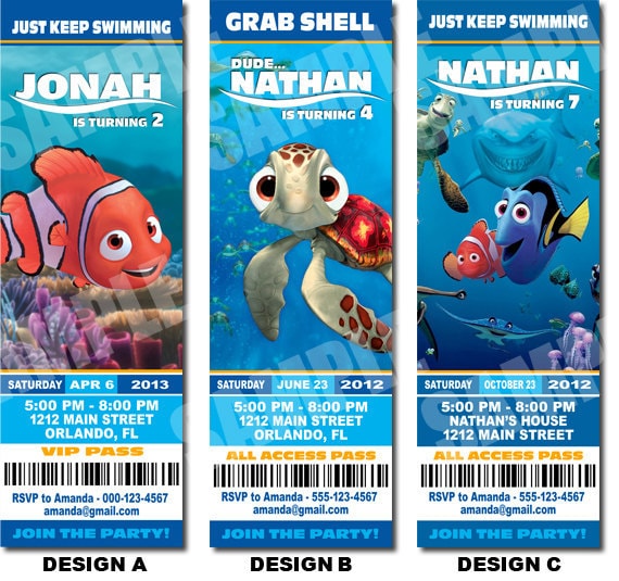 items-similar-to-finding-nemo-inspired-invitation-printable-printable