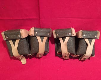 Soviet Army Cold War Era Mosin-Nagant Ammo Pouches