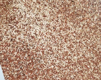CHAMPAGNE GOLD chunky glitter canvas sheet,8x11 canvas sheet,light brown glitter canvas sheet,glitter fabric sheet,glitter fabric material