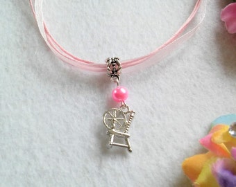 10 Sleeping Beauty's Windmill Necklace Party Favors.