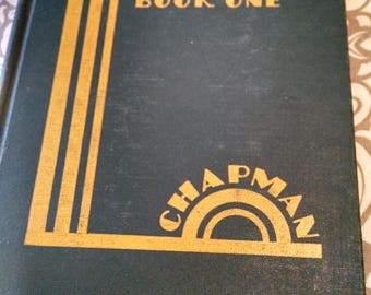 vintage book- Using English book one 1935