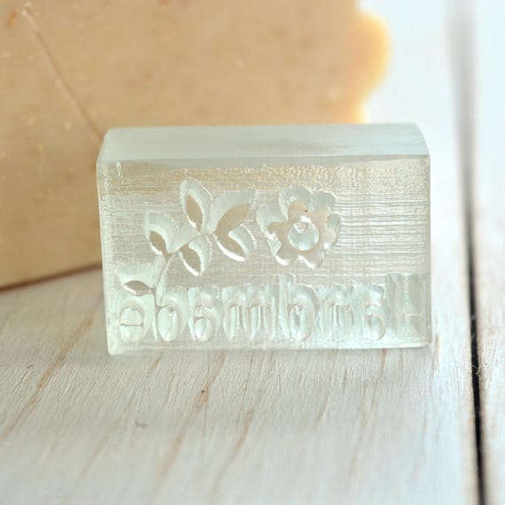 SOAP STAMP to Customize Handmade Soaps DIY Homemade Soap
