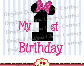 Download My 1st birthday svg | Etsy