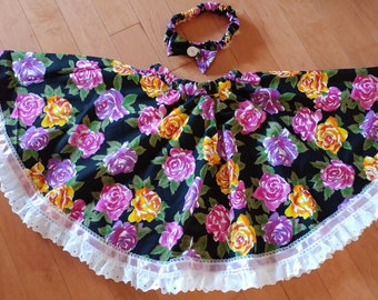 Twirling circular skirt for girl or toddler