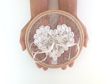 Ring Holder, Boho Ring, Ring Bearer Pillow, Ring Pillow, Wedding Ring Holder, Boho Wedding, Unique Ring Holder, Ring Pillow Alternative
