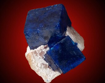 Boleite on Cerussite; Amelia Mine, Santa Rosalía, Baja California Sur, Mexico --- fine and rare minerals