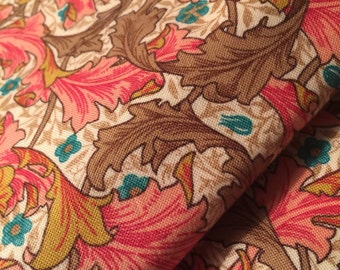 William Morris Fabric- F51 by Fabric Freedom - 100% High Quality Cotton by the FQ 1/2 yard
