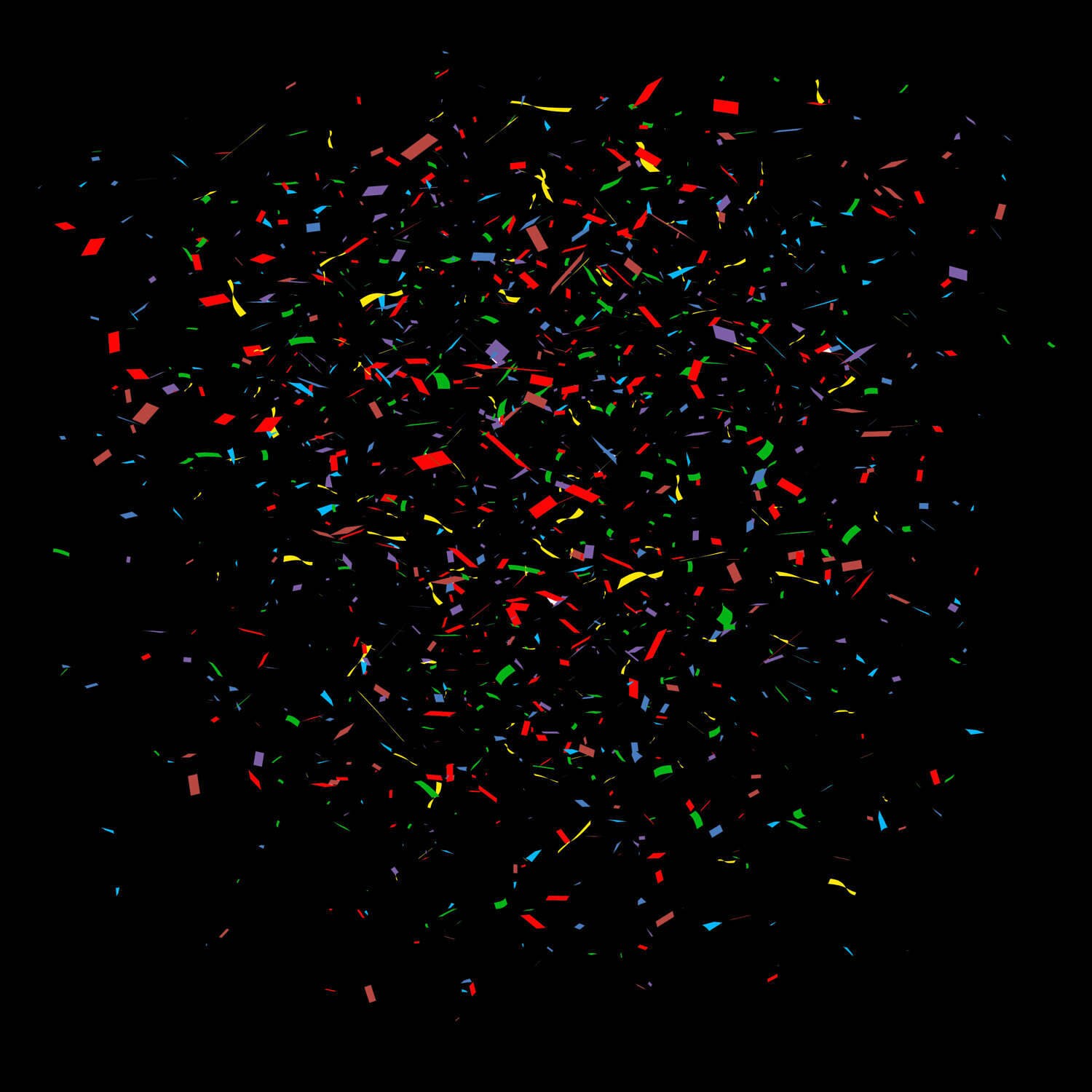 Buy 3 get one free. 6 x Confetti Overlays Falling Confetti
