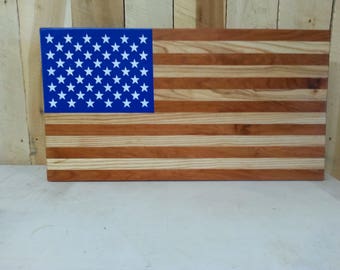 Homemade Rustic Hardwood Flag