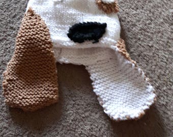 Hand Knit Dog Hat (adult size)