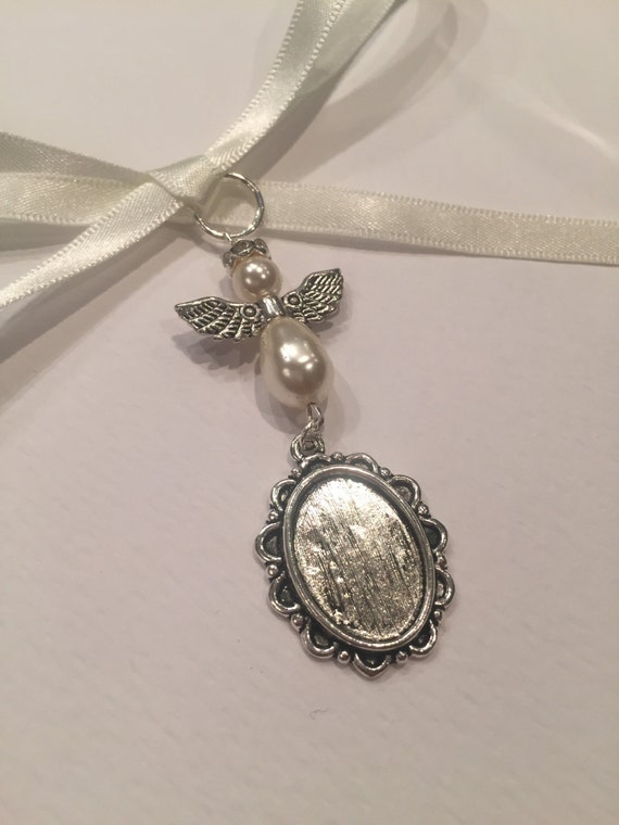 Picture Frame Charms For Wedding Bouquet Ideas Bridal Bouquet Angel Oval Photo Frame Memory Charm Wedding