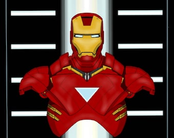 Iron Man - Original Hall of Armor Prints