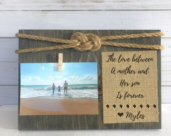 Mother's Day Gift. Mom Frame Mom GIFT from Son Daughter Gift for Mom Mother's Day 2017 First Mother's Day frame