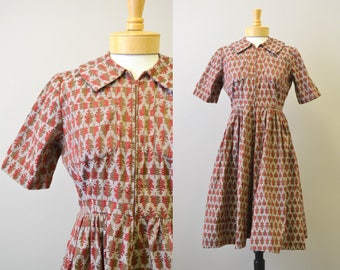 1940s Oak Leaf Dress