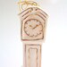 Miniature Clock Dollhouse Clock Miniature Grandfather Clock