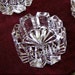 AMERICAN BRILLIANT CUT Glass Period Antique Crystal Open Salt Cellar Vintage Wedding Bridal Anniversary Collectible Gift