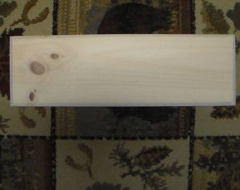 Unfinished knotty pine drawer fronts